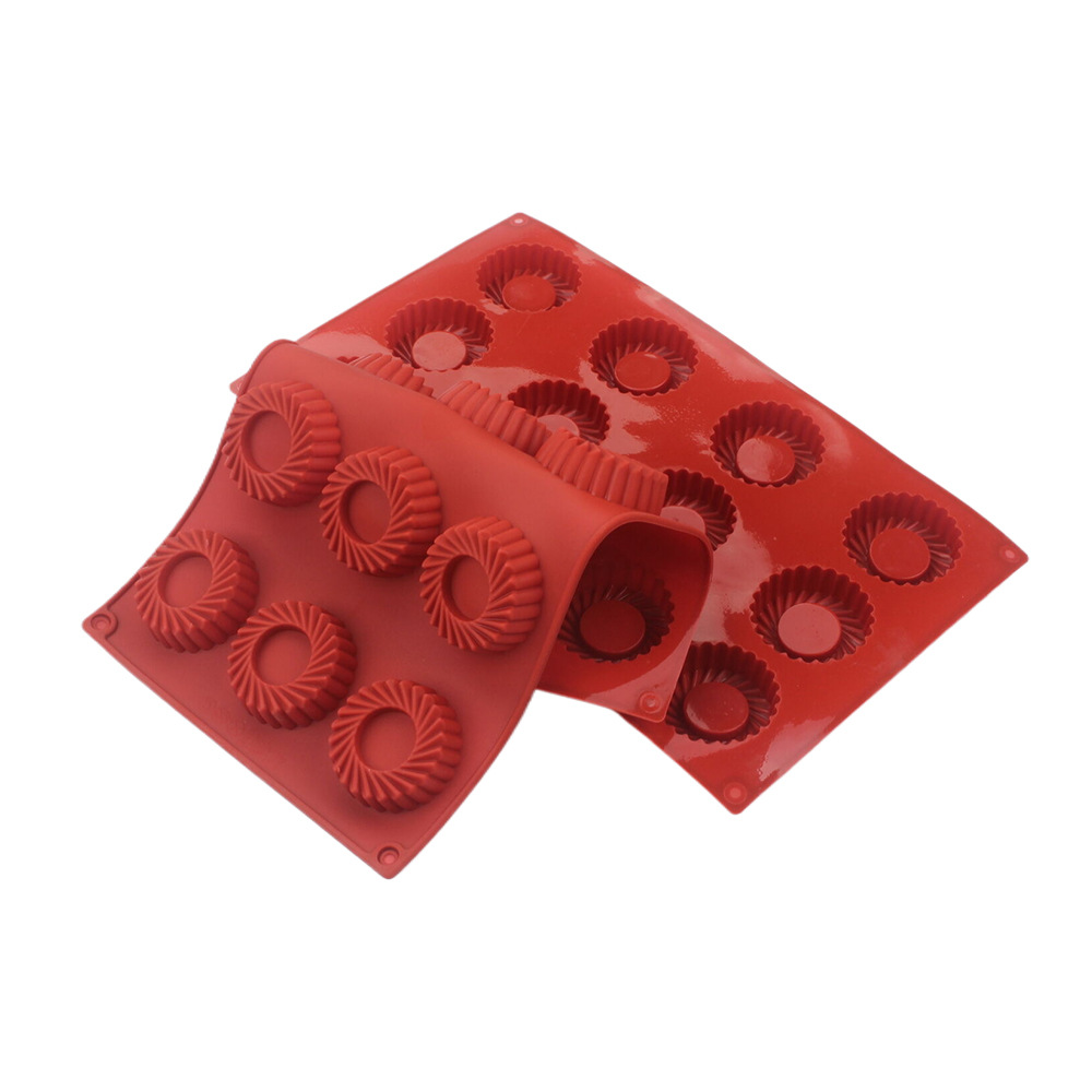 Donut Mold Silicone - Cetakan Kue Silikon Bentuk Vortex Bulat