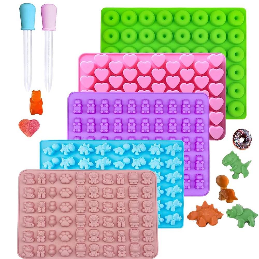 Donut Mold Silicone - Cetakan Gummy Bear Cetakan Permen Coklat