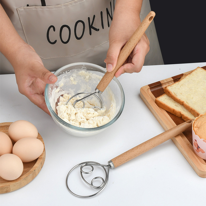 Danish Pancake Pan - Mixer Tangan Stainless Steel 10 Inci