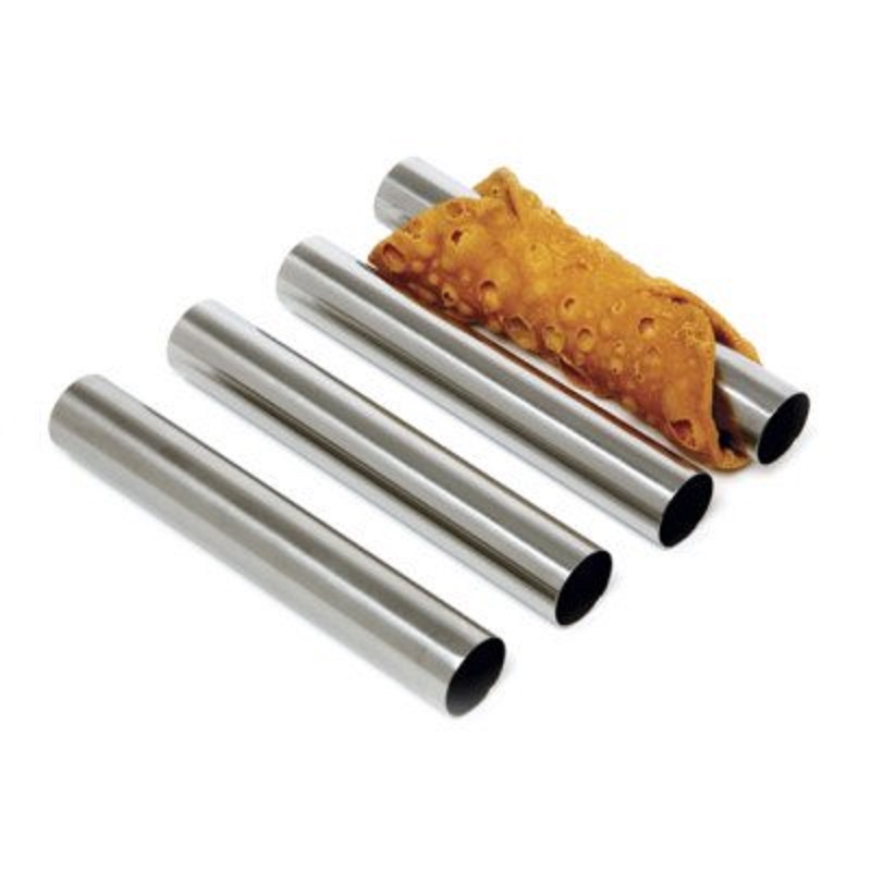 Bentuk Alluminum Cannoli, 4 Ta - Danish Pancake Pan ulasan dan harga