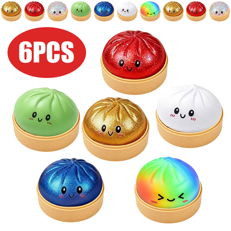 Mainan Squishy Bao Bun dengan  - Bao Steamer Bamboo ulasan dan harga