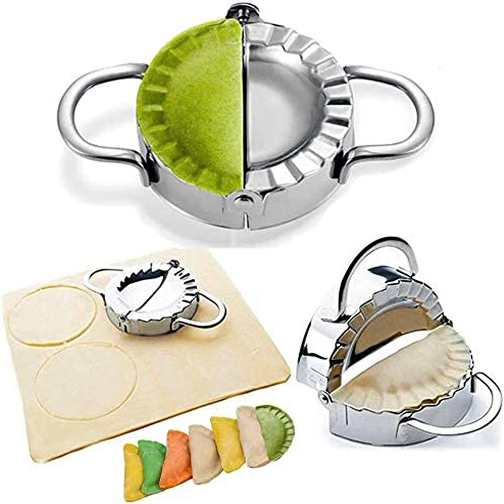Cetakan pangsit baja tahan kar - Dumpling Press Set ulasan dan harga