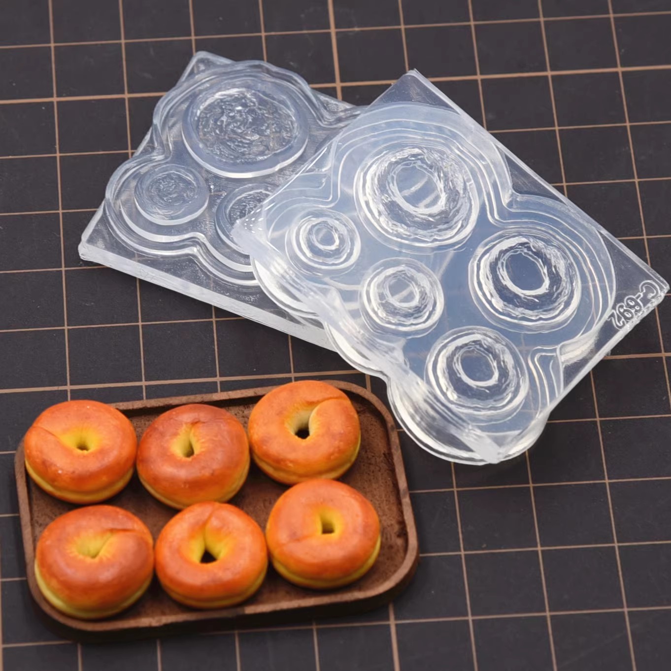 Tanah Liat Polimer Mini 3D Rot - Donut Mold Silicone ulasan dan harga