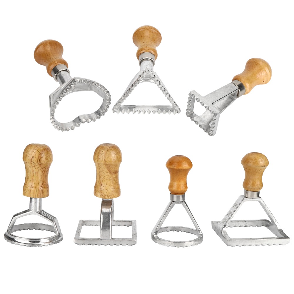 7PCS Set Pemotong Ravioli Indi - Dumpling Press Set ulasan dan harga