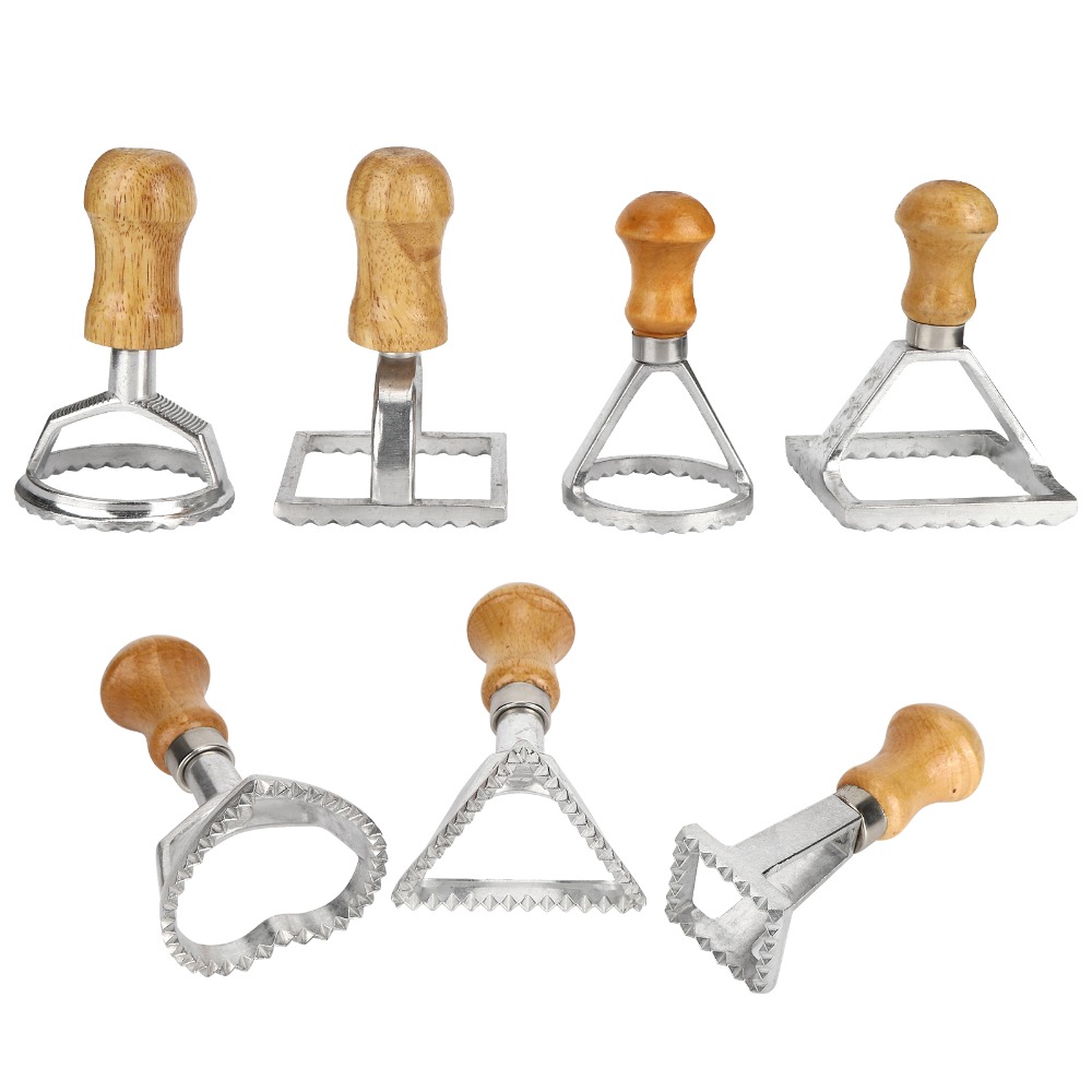 7PCS Set Pemotong Ravioli Indi - Dumpling Press Set ulasan dan harga