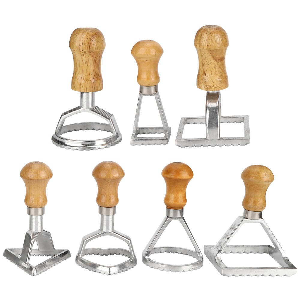 7PCS Set Pemotong Ravioli Indi - Dumpling Press Set ulasan dan harga